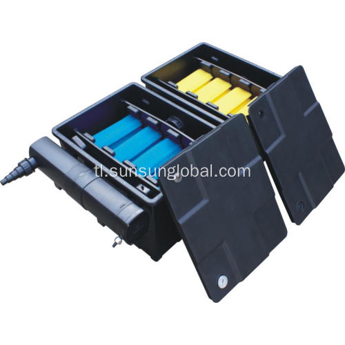 Pond Filter Equipment Filter Bucket na May UV Lamp